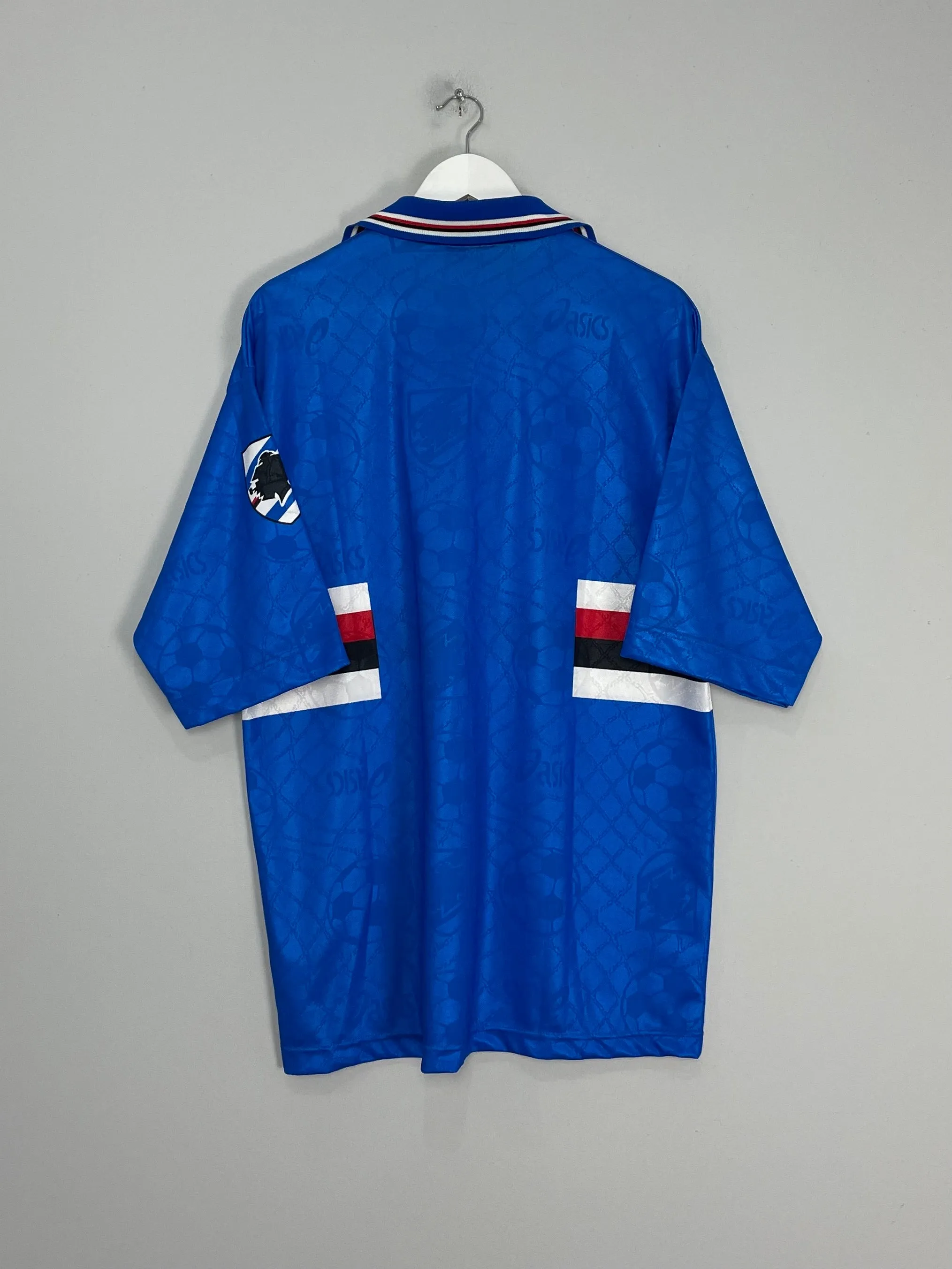 1994/95 SAMPDORIA HOME SHIRT (XL) ASICS