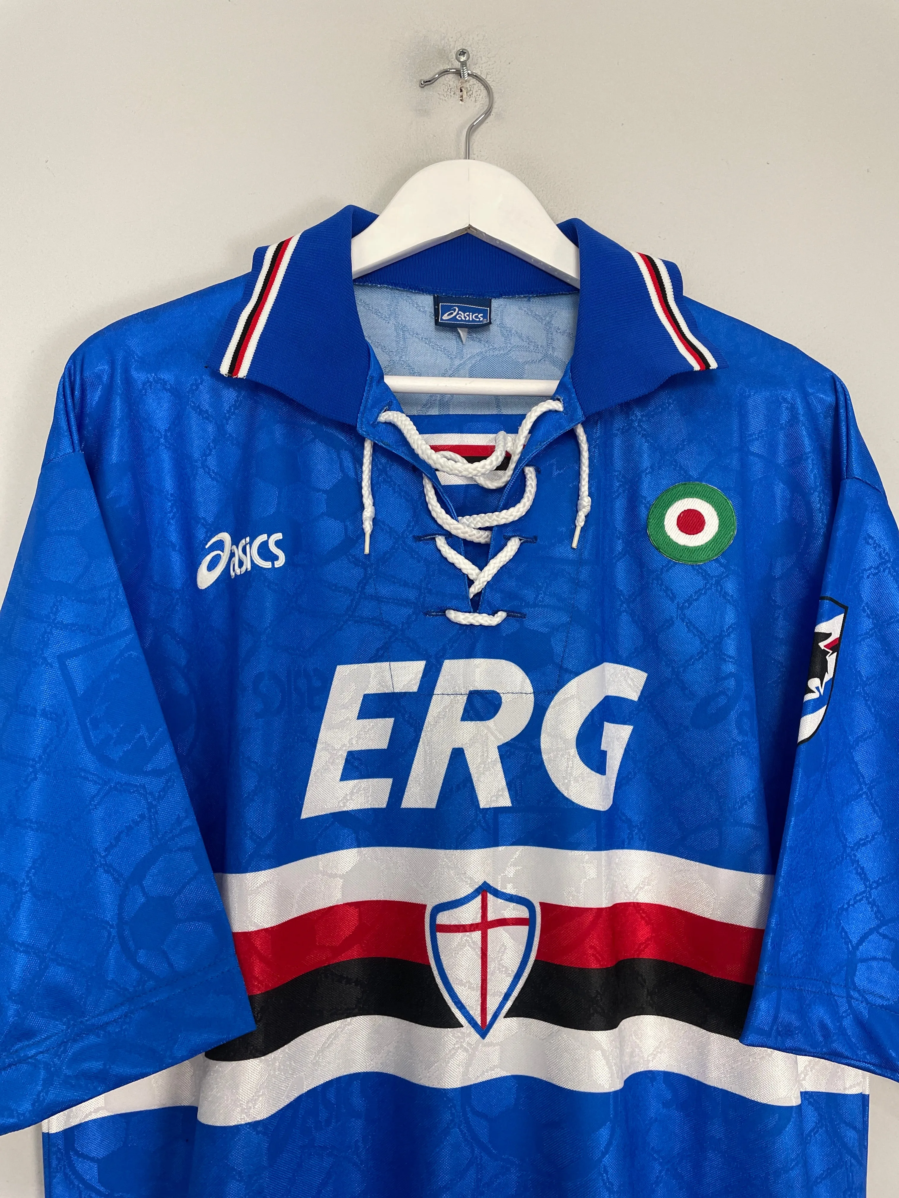 1994/95 SAMPDORIA HOME SHIRT (XL) ASICS