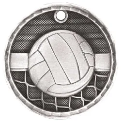 2" 3D Volleyball Medal