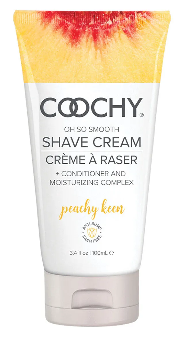 3.4 oz Coochy Peachy Keen Shave Cream