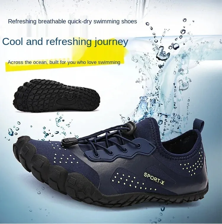 Adults Five-finger Cross-Country Breathable Outdoor Hiking Swimming Shoes