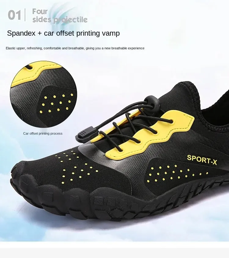 Adults Five-finger Cross-Country Breathable Outdoor Hiking Swimming Shoes