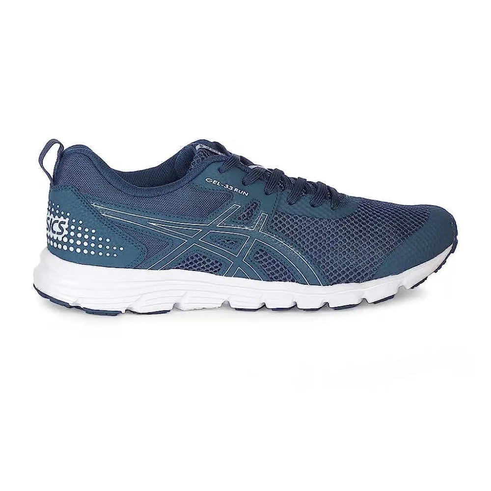 ASICS Men's Gel-33 Run Running Shoe (Grand Shark/White)