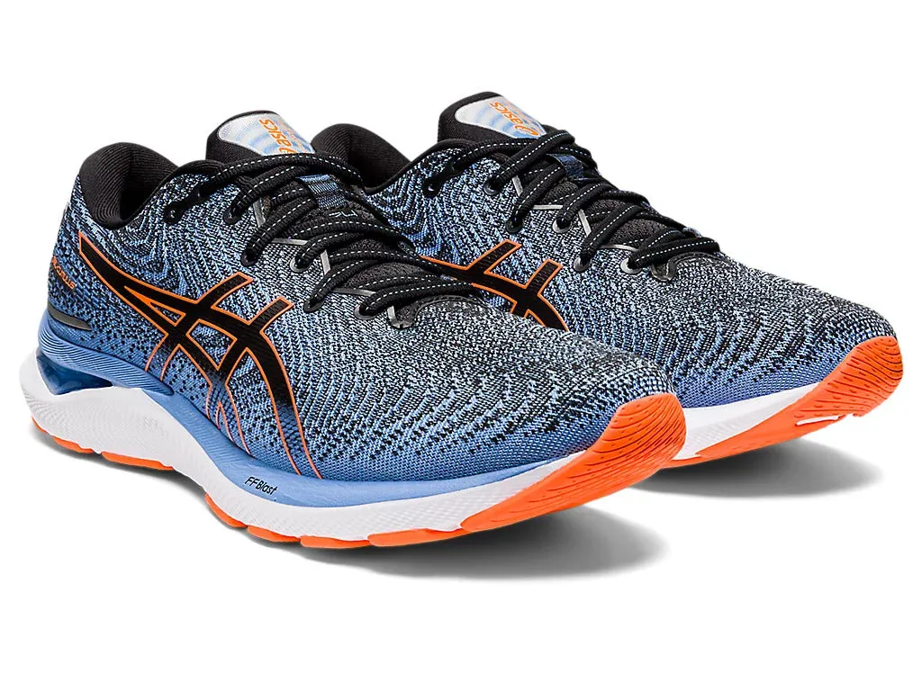 Asics Men's GEL-CUMULUS 24 - BLACK/SHOCKING ORANGE