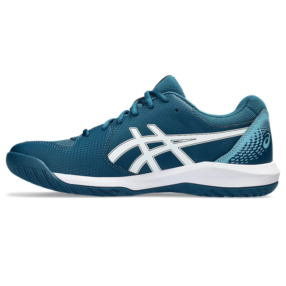 ASICS Men's Gel-Dedicate 8 Tennis Shoe (Restful Teal/White)