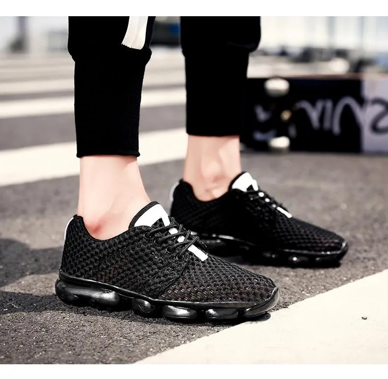 Autumn Men's Air Cushion Sneakers Mesh Blade Shoes Running Jogging Shoes