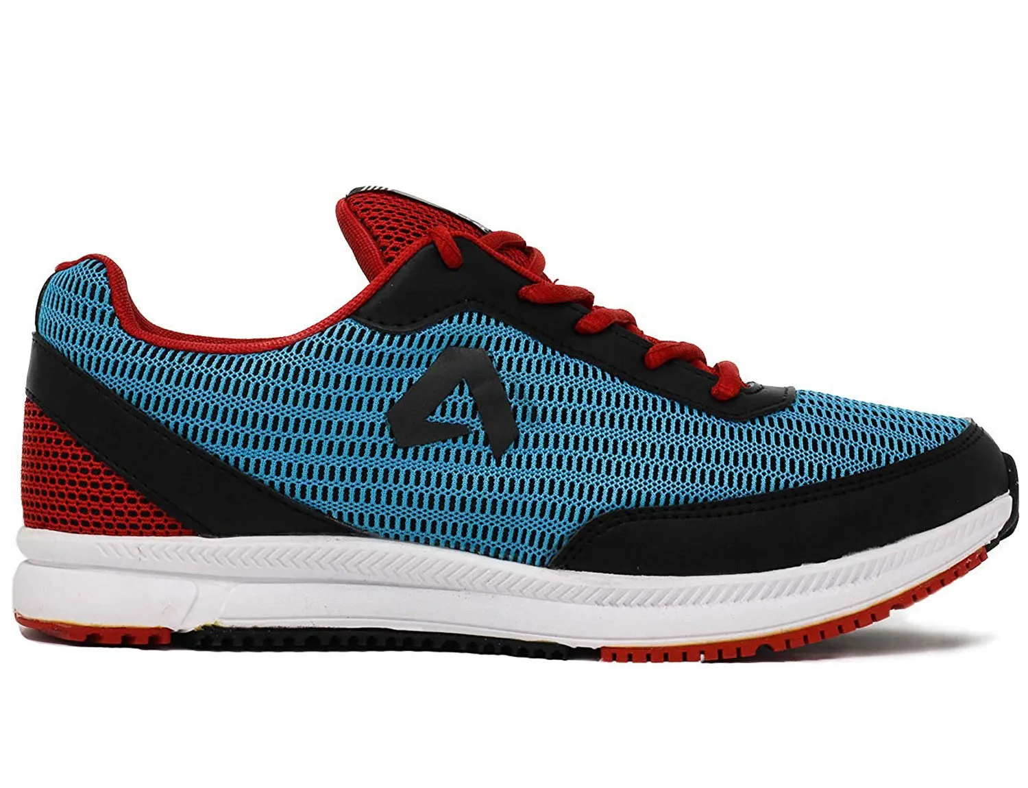 Avant Men's Cushioned Athletic Running and Training Shoes - Sky Blue/Red