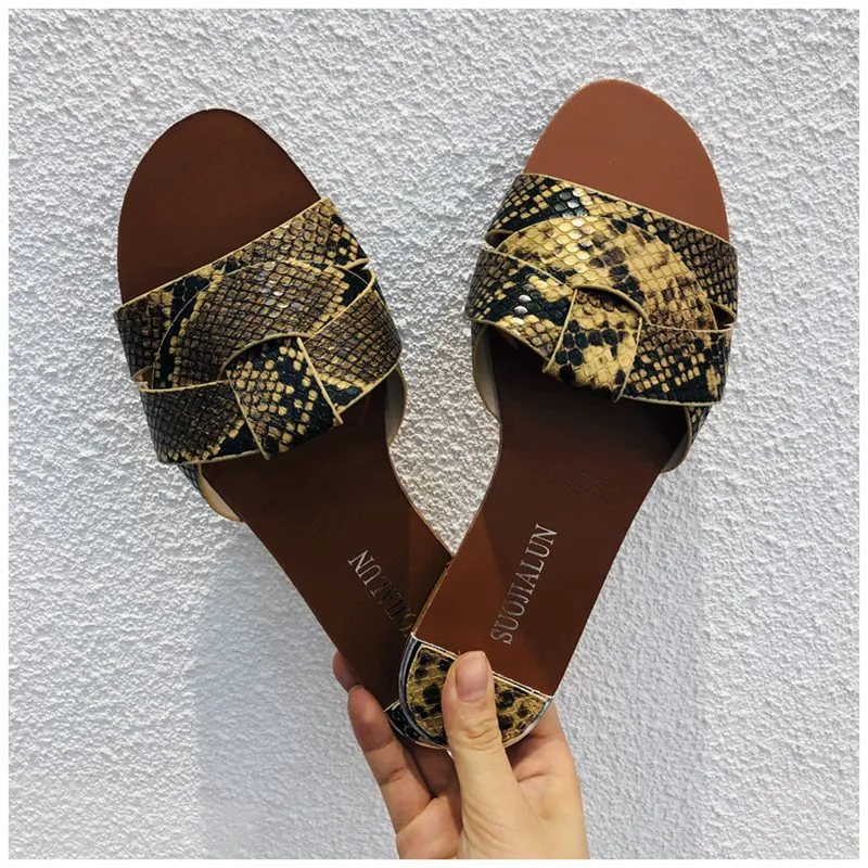 Beach Slides Flip Flops Outdoor Flat Slipper