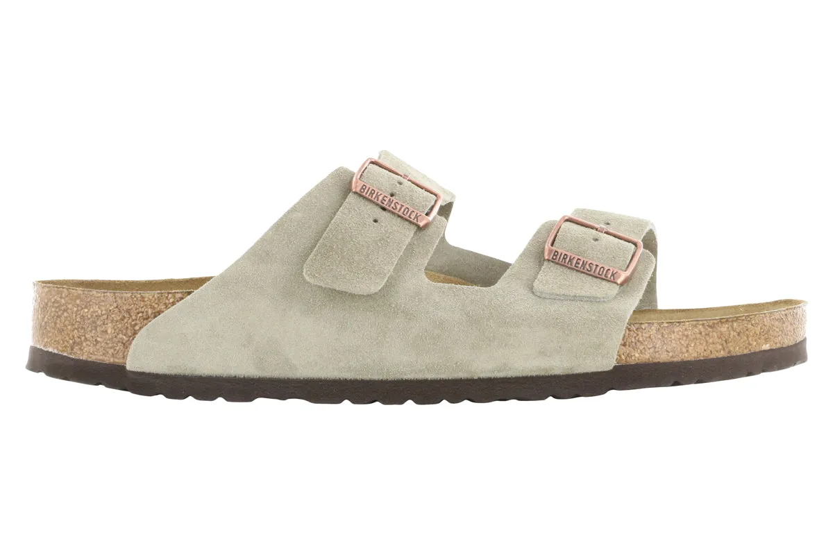 Birkenstock Arizona Soft Footbed Suede Leather Taupe