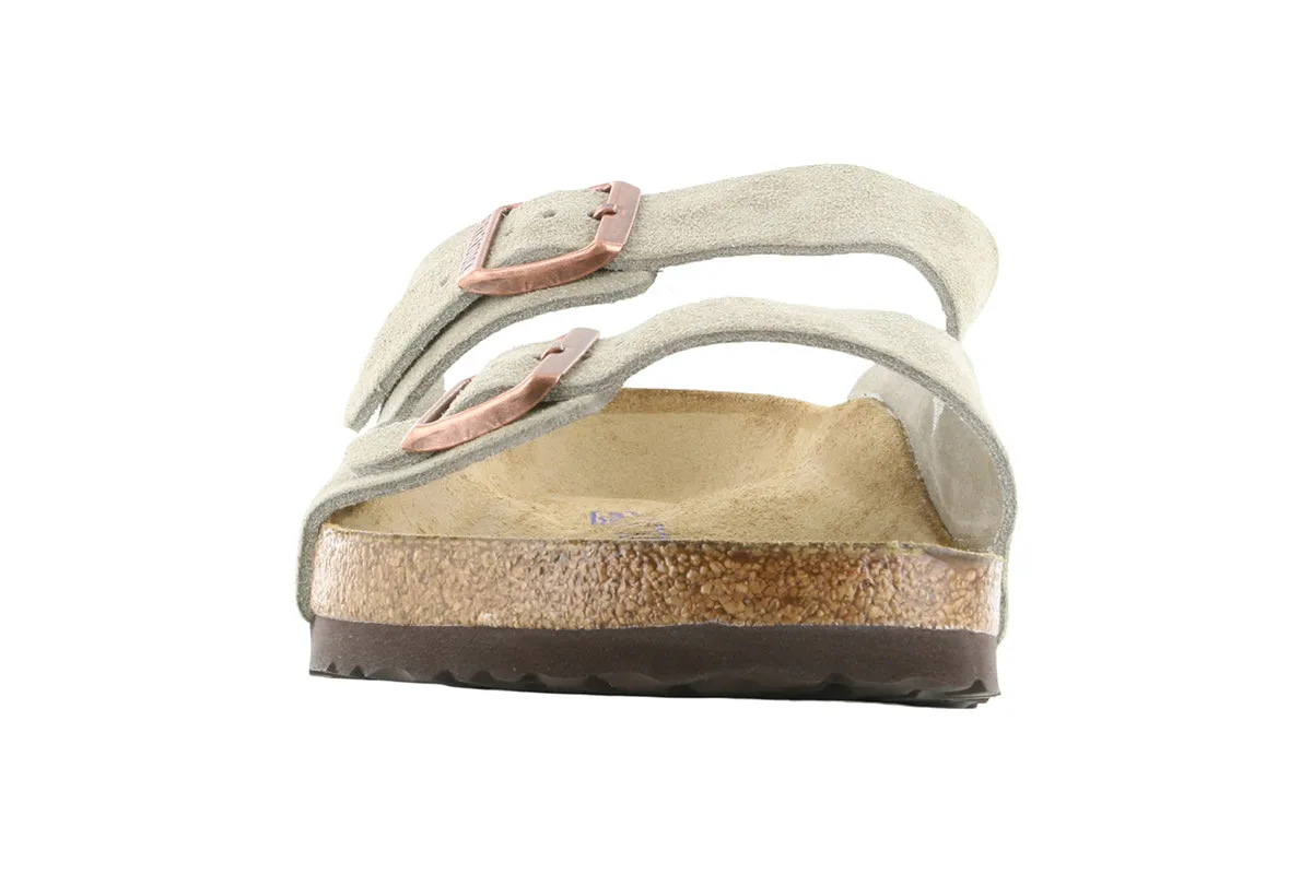 Birkenstock Arizona Soft Footbed Suede Leather Taupe