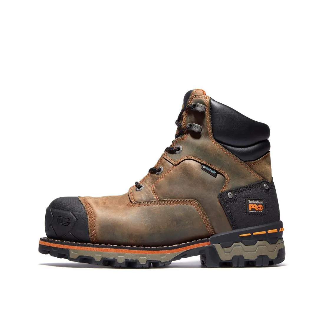 Boondock 6 Inch Composite-Toe Waterproof Work Boot Brown