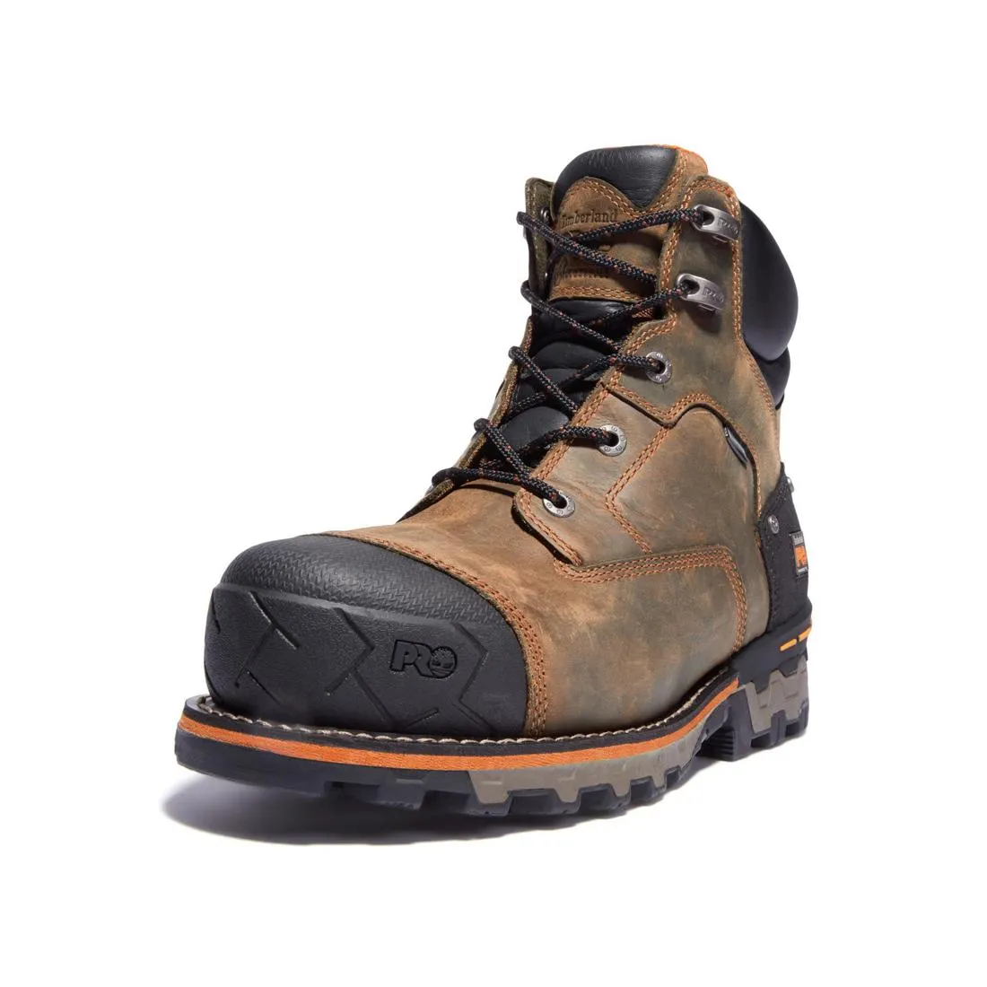 Boondock 6 Inch Composite-Toe Waterproof Work Boot Brown