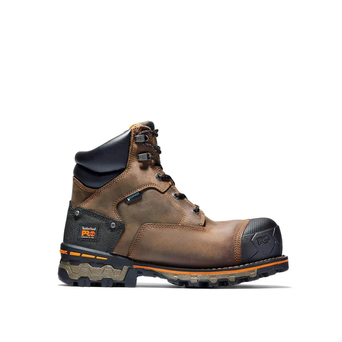 Boondock 6 Inch Composite-Toe Waterproof Work Boot Brown