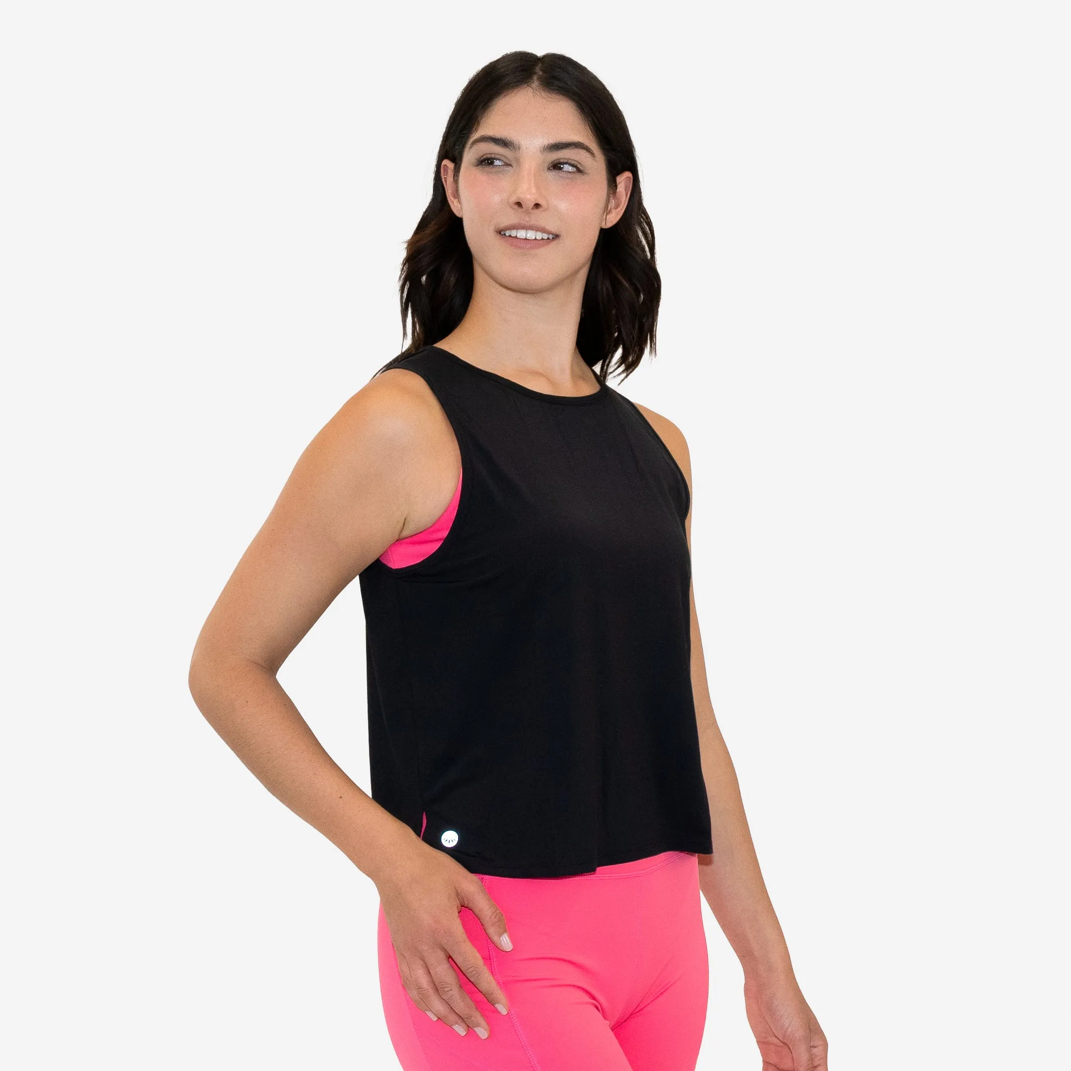 Breathetech Open Back Tank - Black