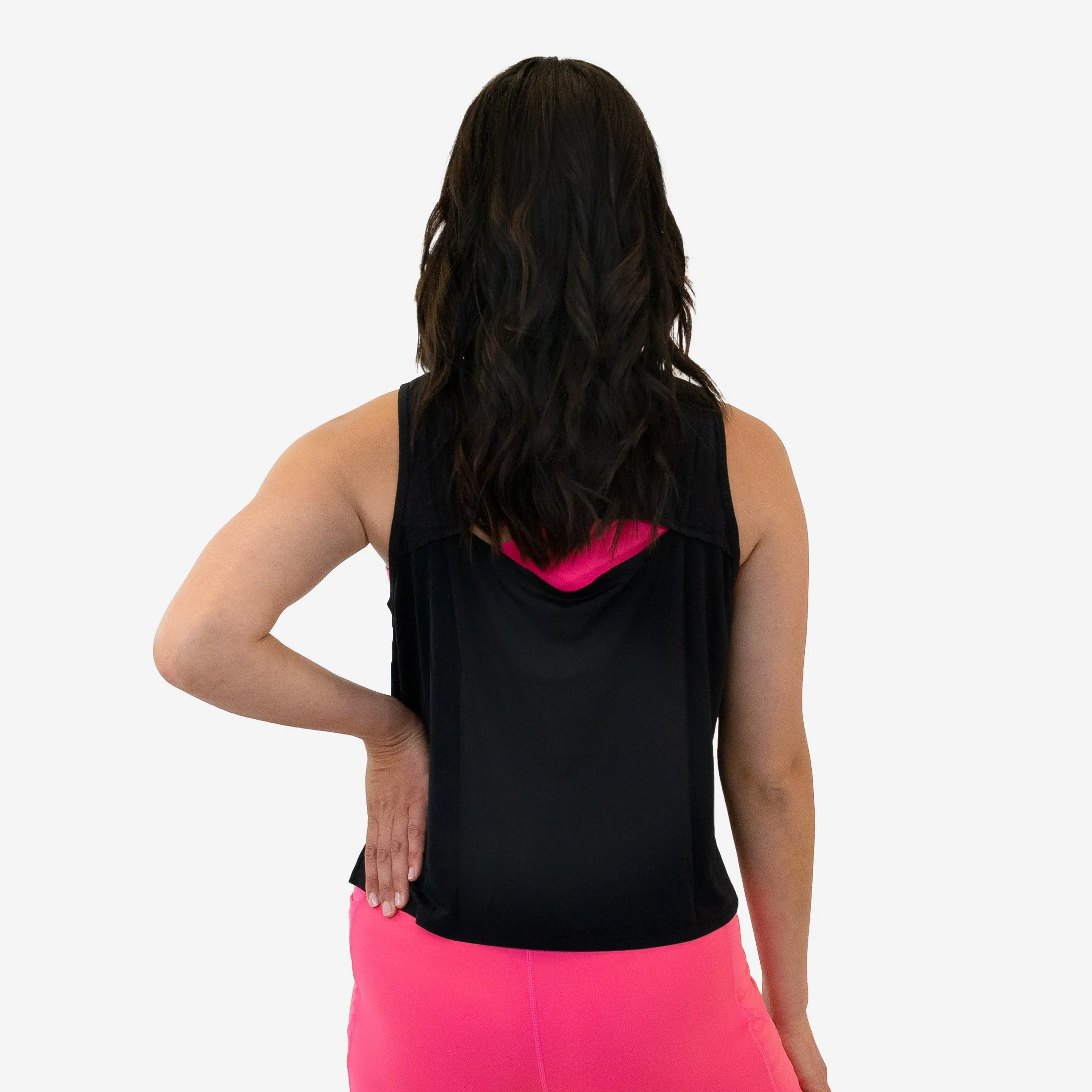 Breathetech Open Back Tank - Black