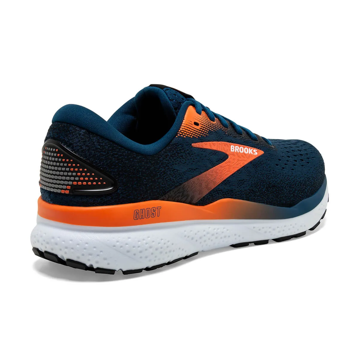 Brooks Ghost 16 Mens | Blue Opal/black/nasturtium