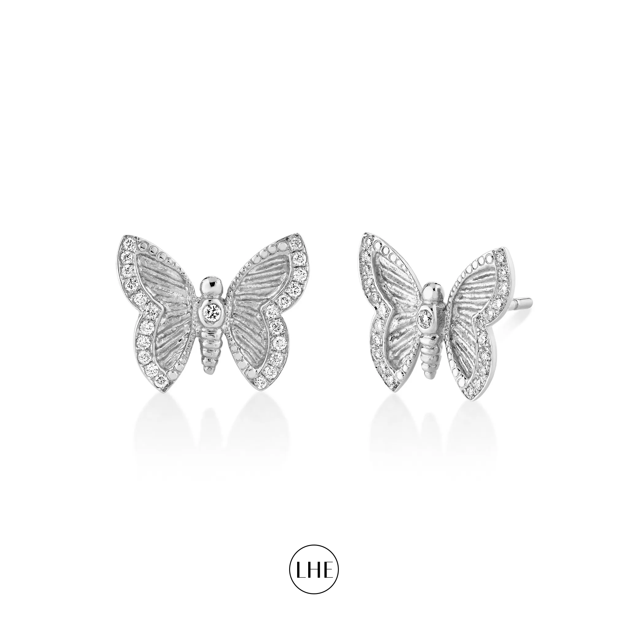 Butterfly Diamond Stud