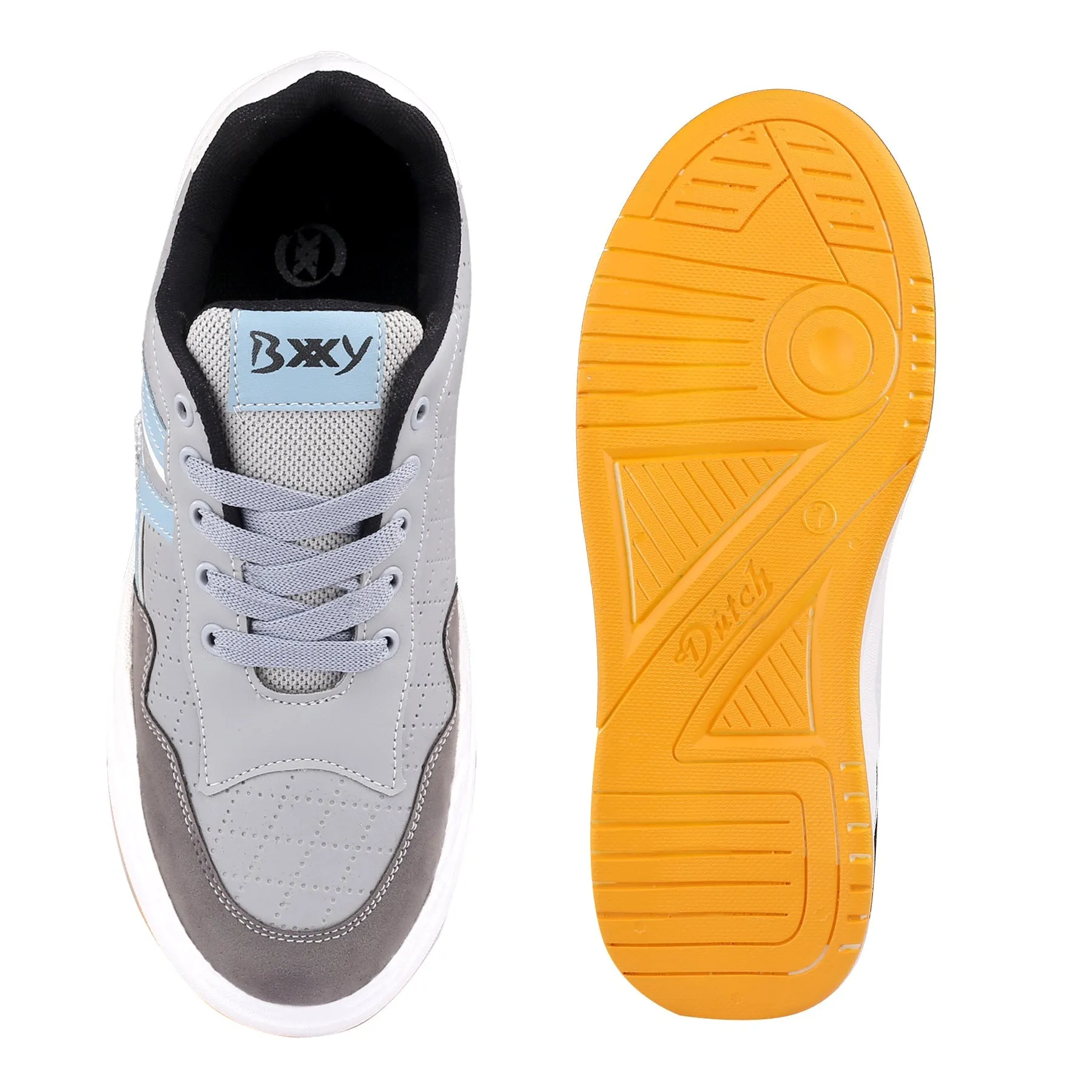 Bxxy's Vegan Leather Sports Casual Running Shoes for Men