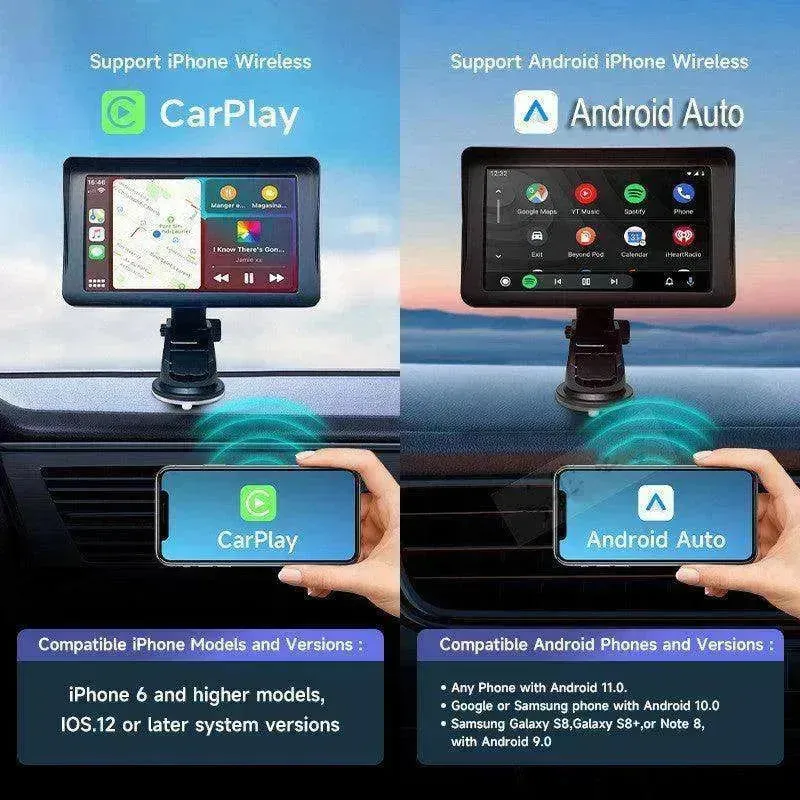 Car Smart Screen Wireless Carplay Auto Phone Projection Navigation