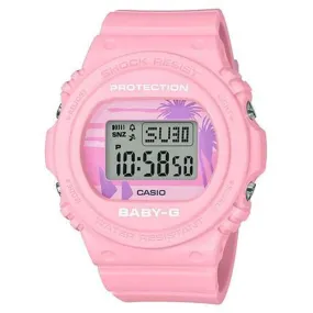 Casio BABY-G Pastel Pink Resin Digital Women's Watch - BGD570BC-4D