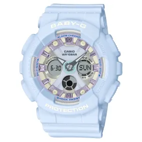 Casio BABY-G Resin Band Icy Pastel Dial Analogue-Digital Watch - BA130WP-2A