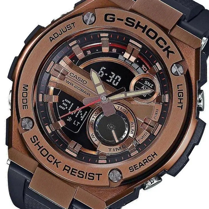 Casio G-SHOCK G-STEEL Duo Chrono Men's Watch - GST210B-4A