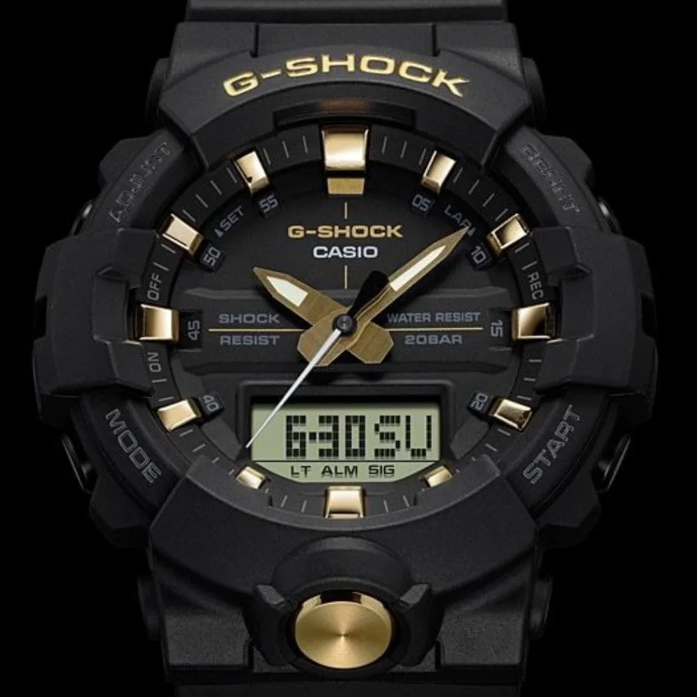 Casio G-SHOCK Super Illuminator Digital-Analogue Men's Watch - GA810B-1A9