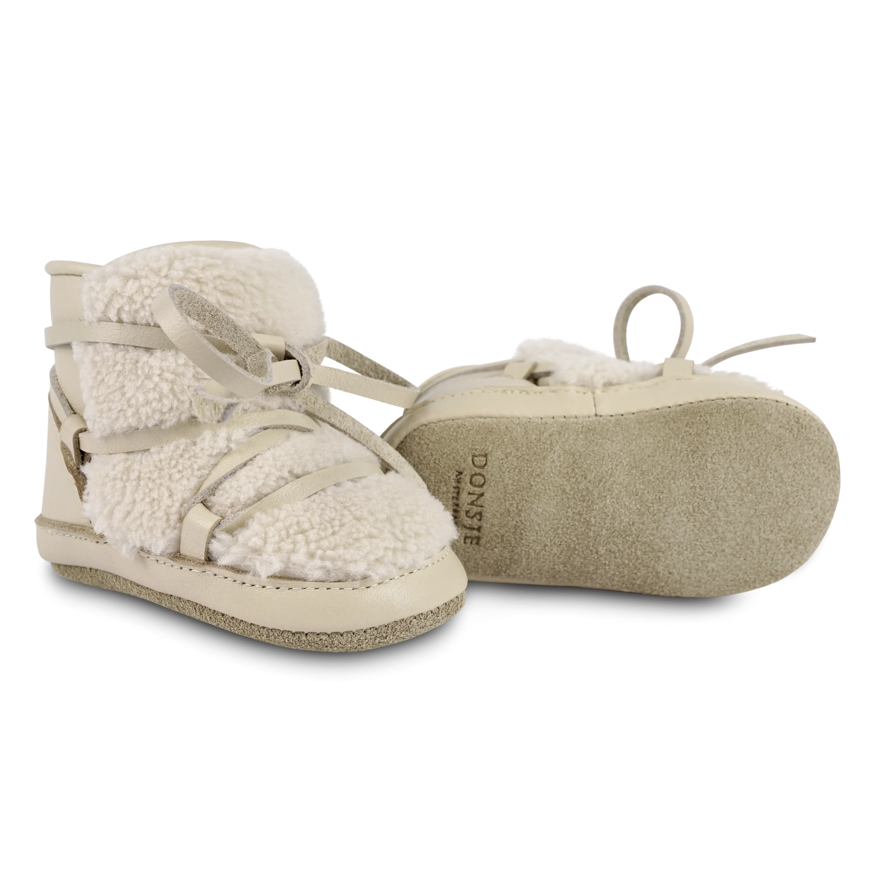 Cassi Booties | Cream Leather