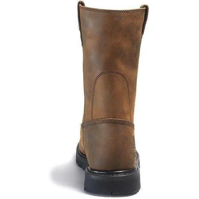 CAT Men's Revolver Steel Toe Pull On Work Boot - Brown - P89516