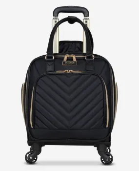 Chelsea 17-Inch Carry-On Chevron Quilted Underseater Suitcase