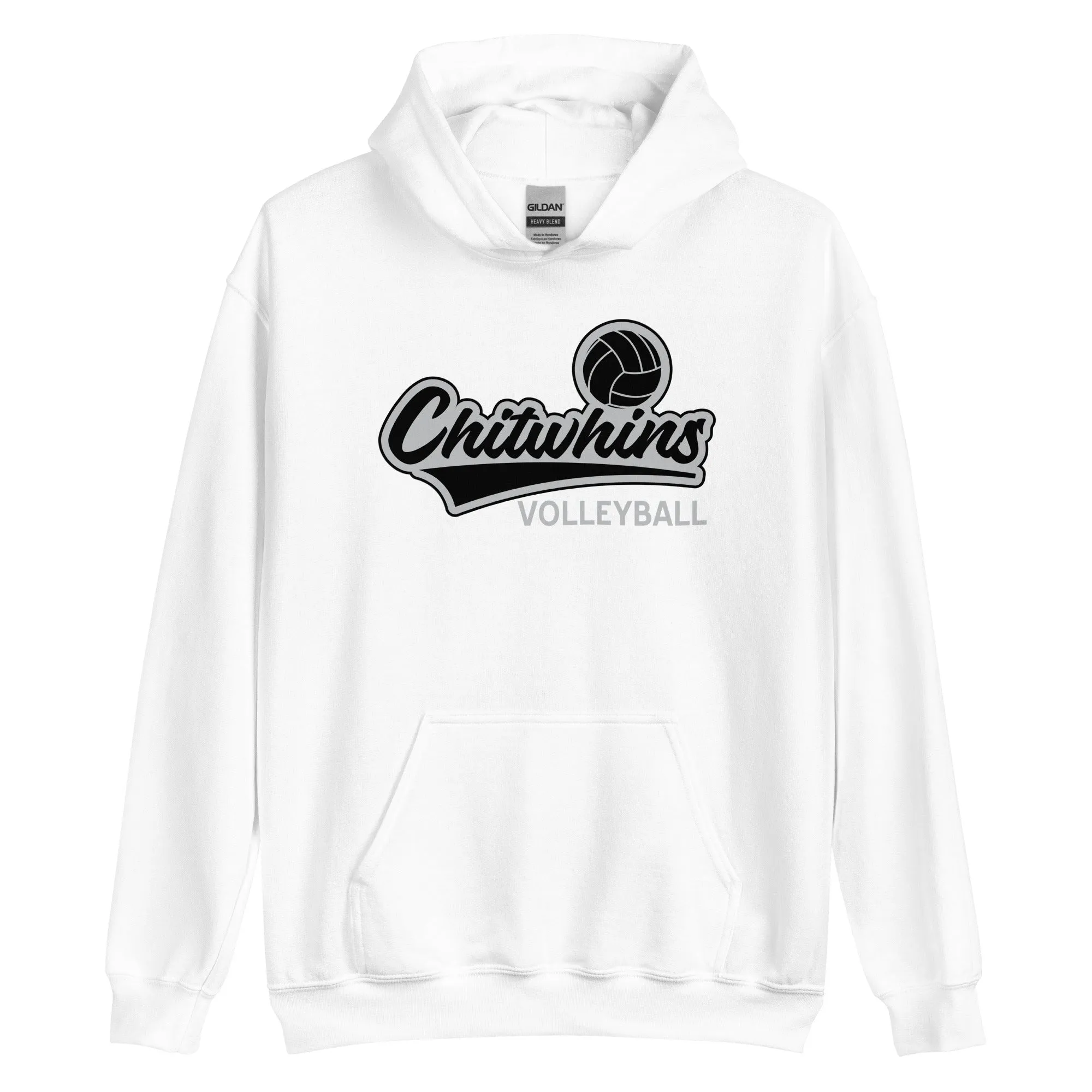 Chitwhins Middle s Volleyball Unisex Hoodie