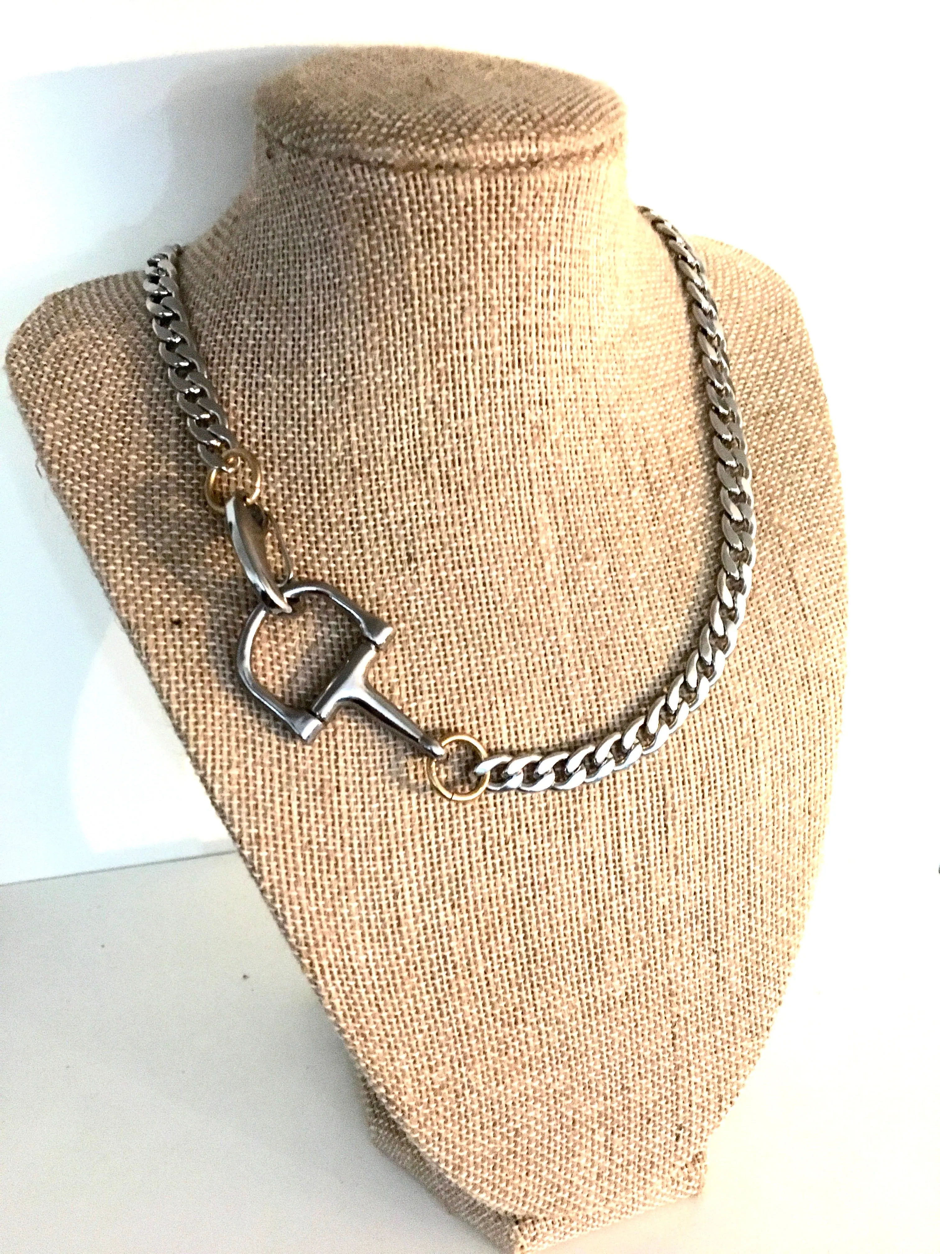 CORNWALL NECKLACE | Breeders Cup Limited | Equestrian Jewelry | D-Bit Pendant - AtelierCG™