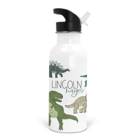 Dino Friends Personalized Kids Water Bottle