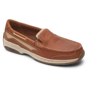 Dunham Captain Venetian Tan Leather Boat Shoe (Men's)