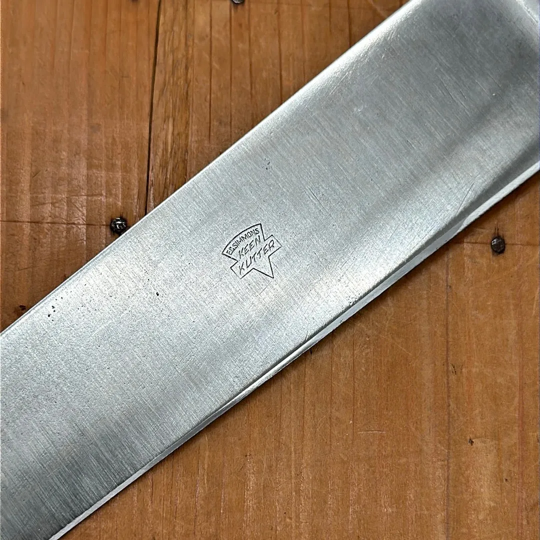 E C Simmons Keen Kutter 11.25" Chef Knife Carbon Steel 1920s 30s USA