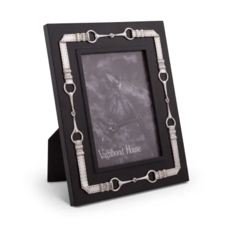 Equestrian Bit Black Photo Frame