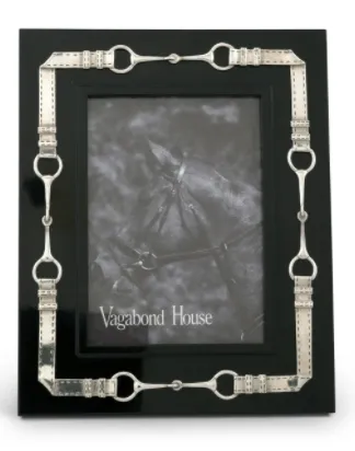 Equestrian Bit Black Photo Frame