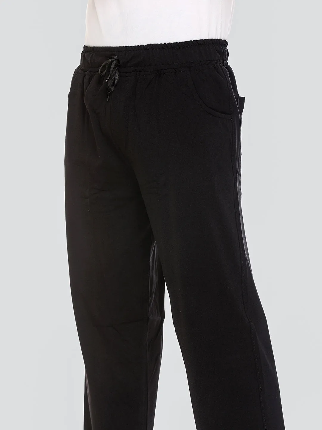 Jinxer Regular Fit Sports Lowers For Men - Black