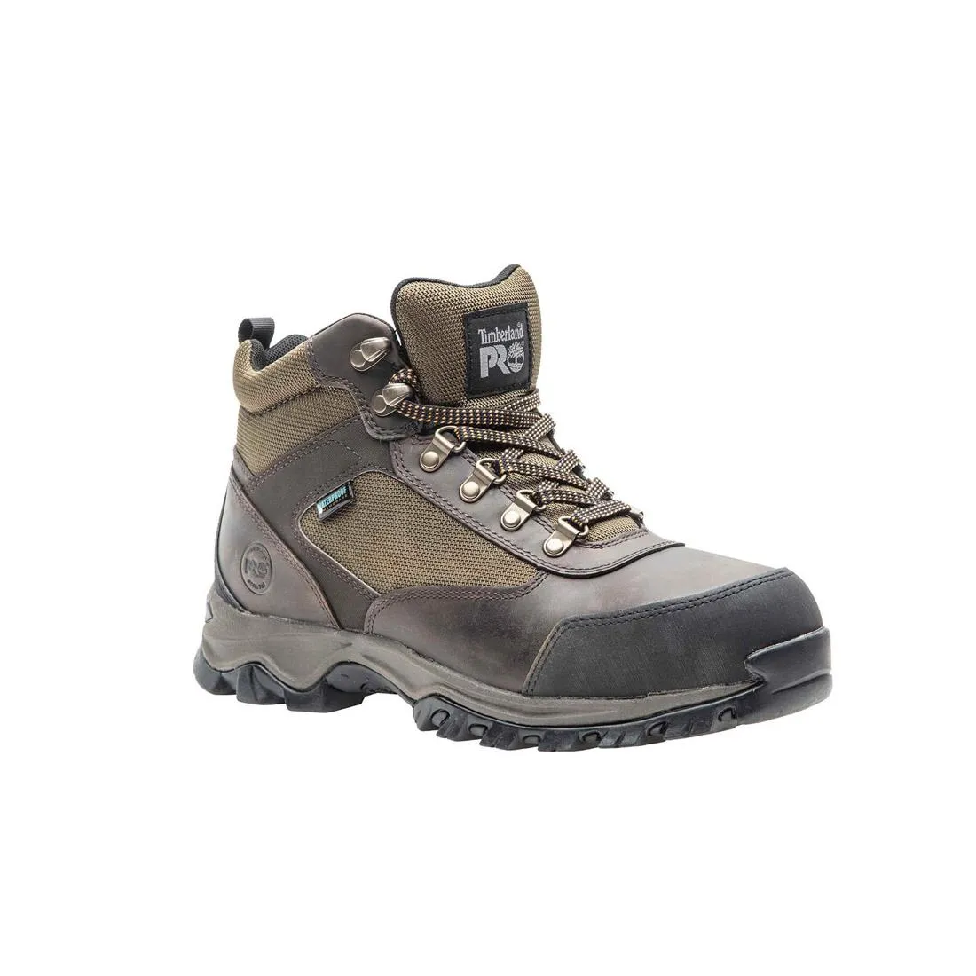 Keele Ridge Steel-Toe Waterproof Work Boot Brown