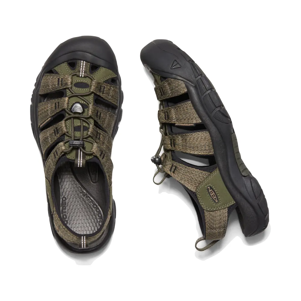 KEEN Men's Newport H2 Waterproof Sandal in Forest Night