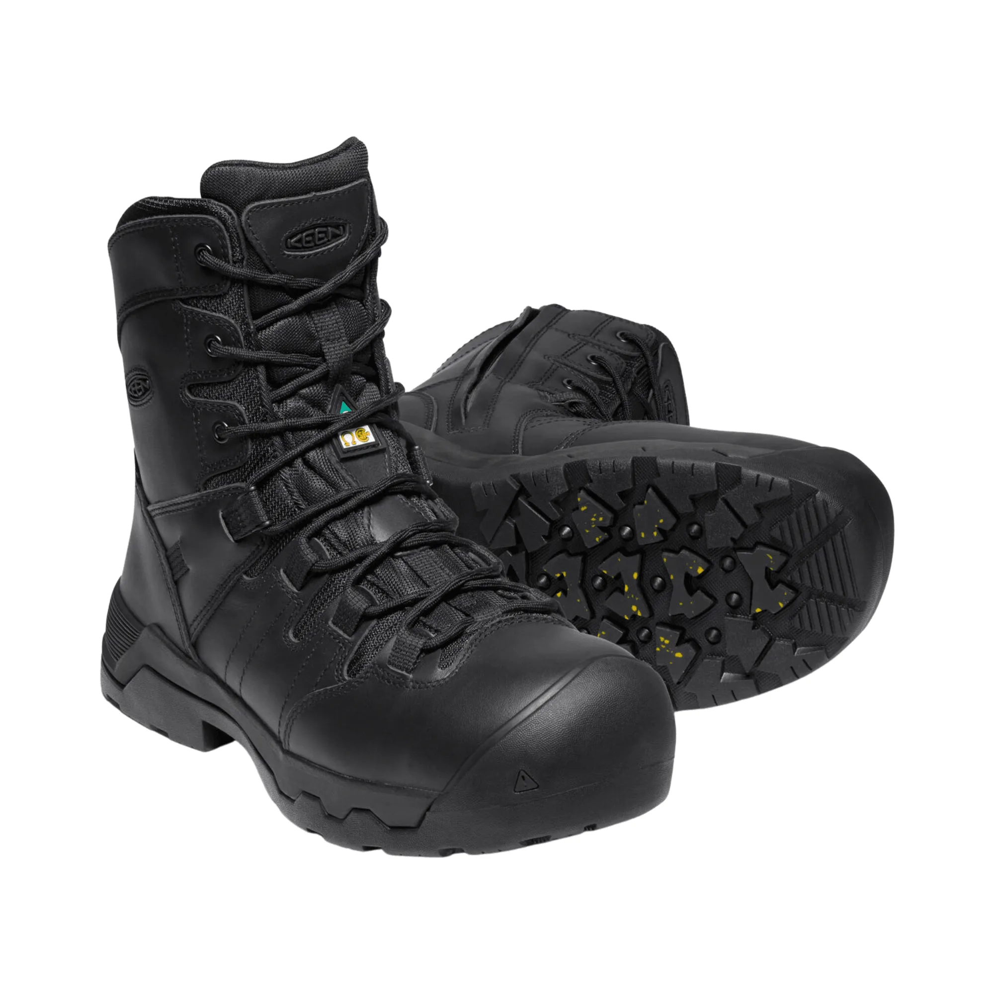 Keen Oshawa CSA 8" Side Zip WP Black