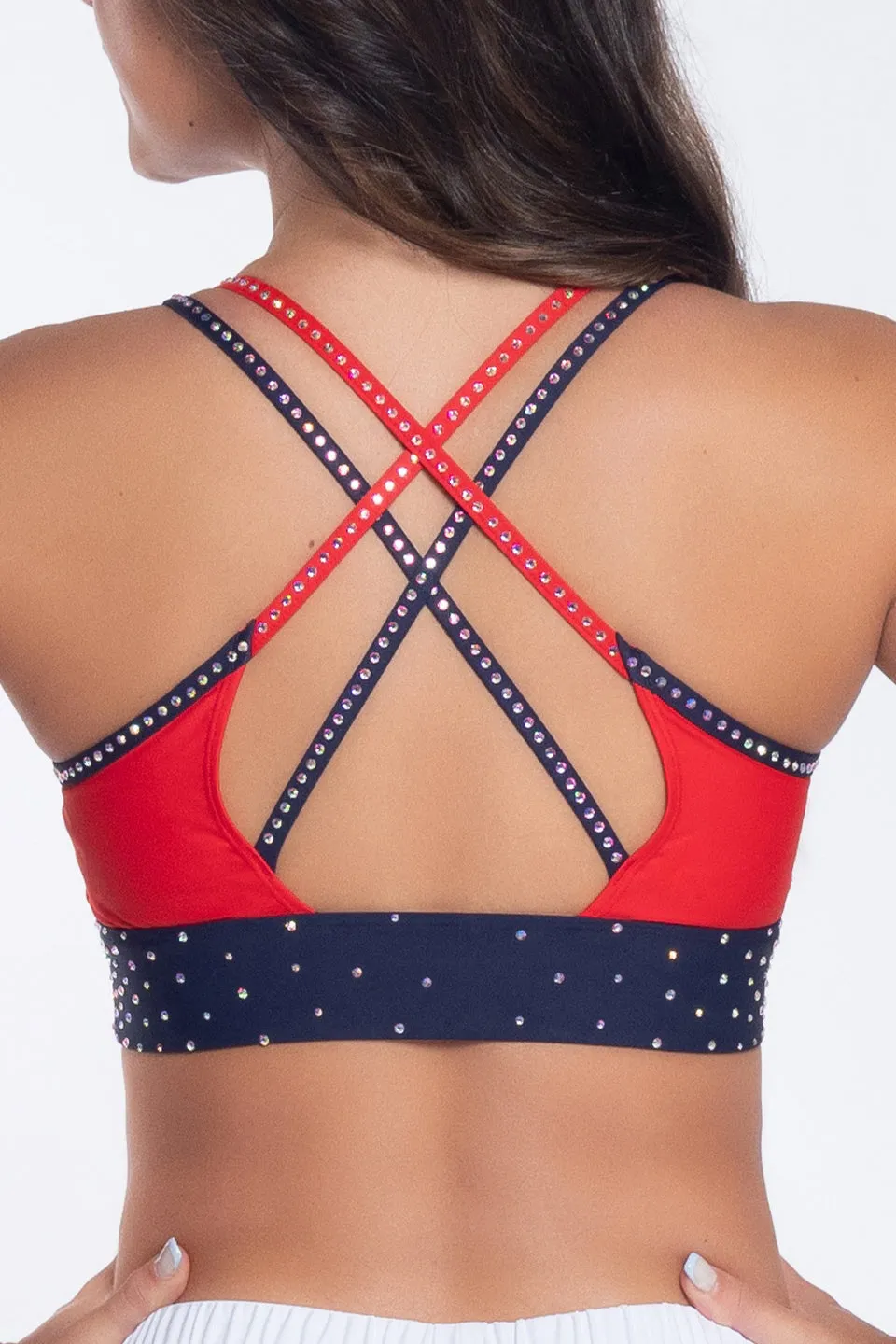 Kelcey Sports Bra in American Spirit