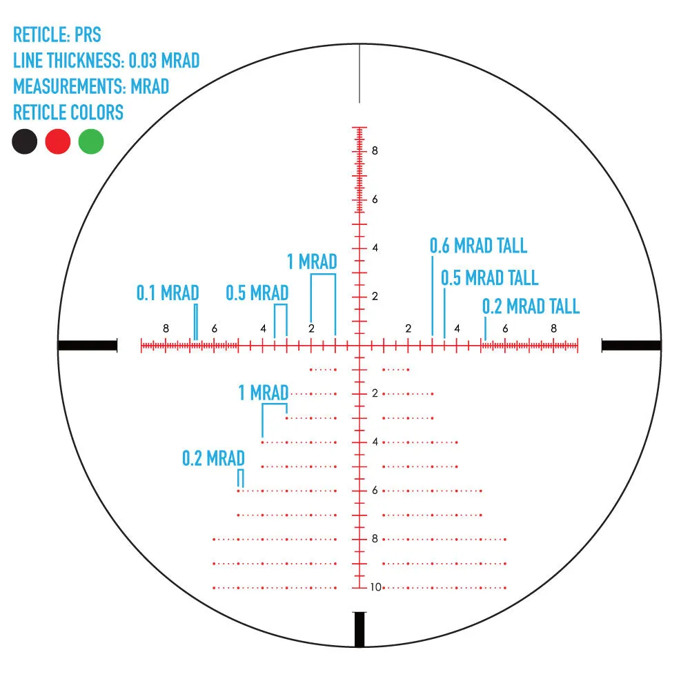 Latitude 6.25-25x56 with PRS Reticle