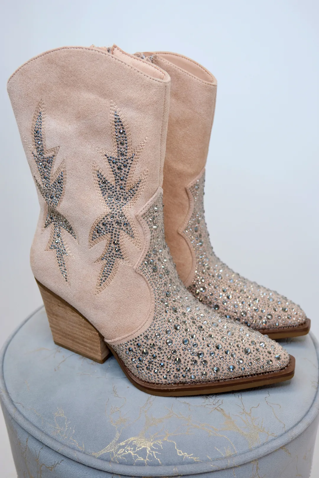 Lux Rhinestone Boots