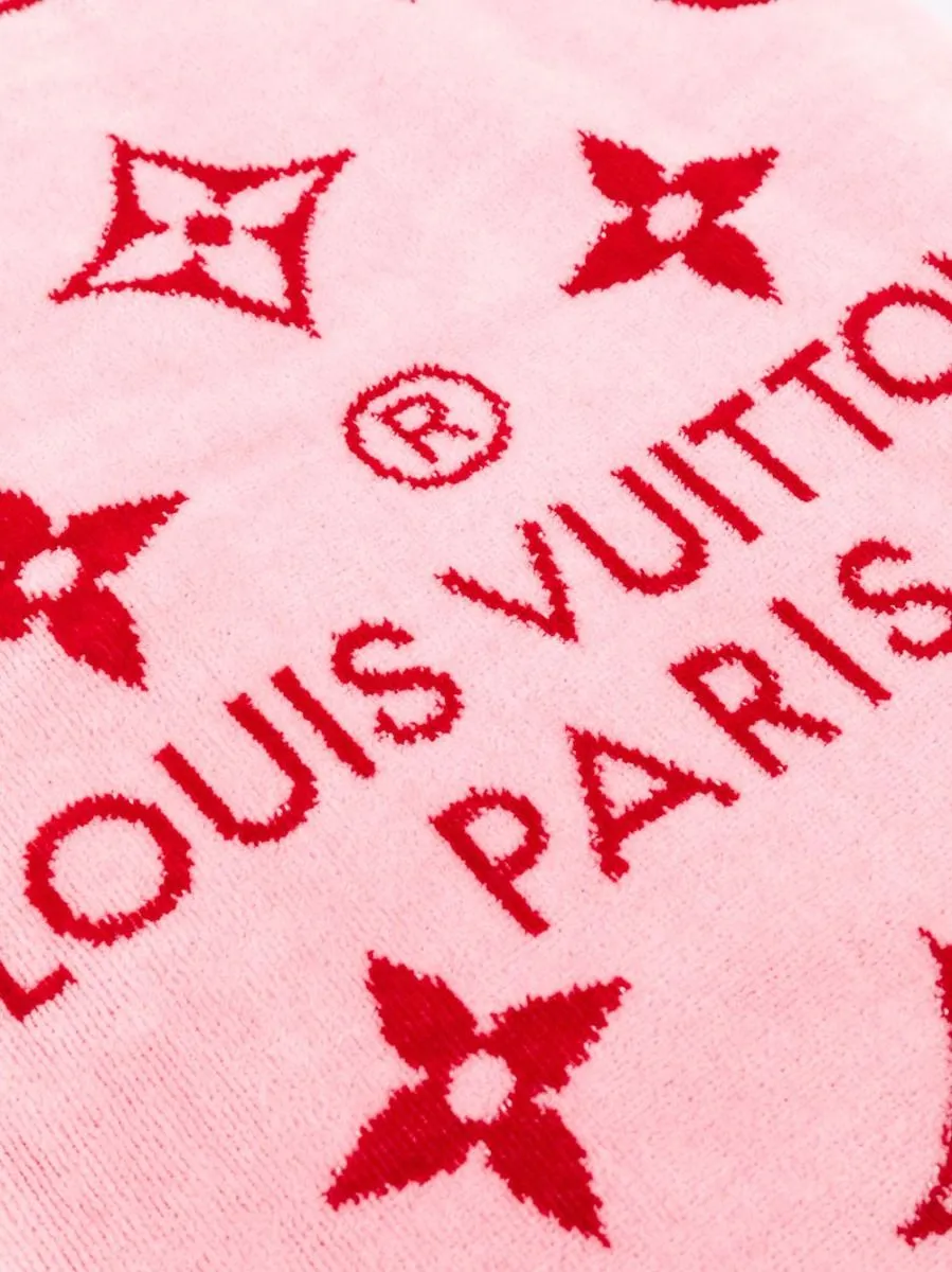 LV Logo Print Towel