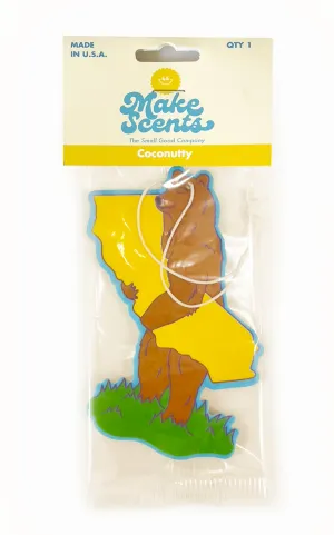 MAKE SCENTS CAR AIR FRESHENER CALI LOVE