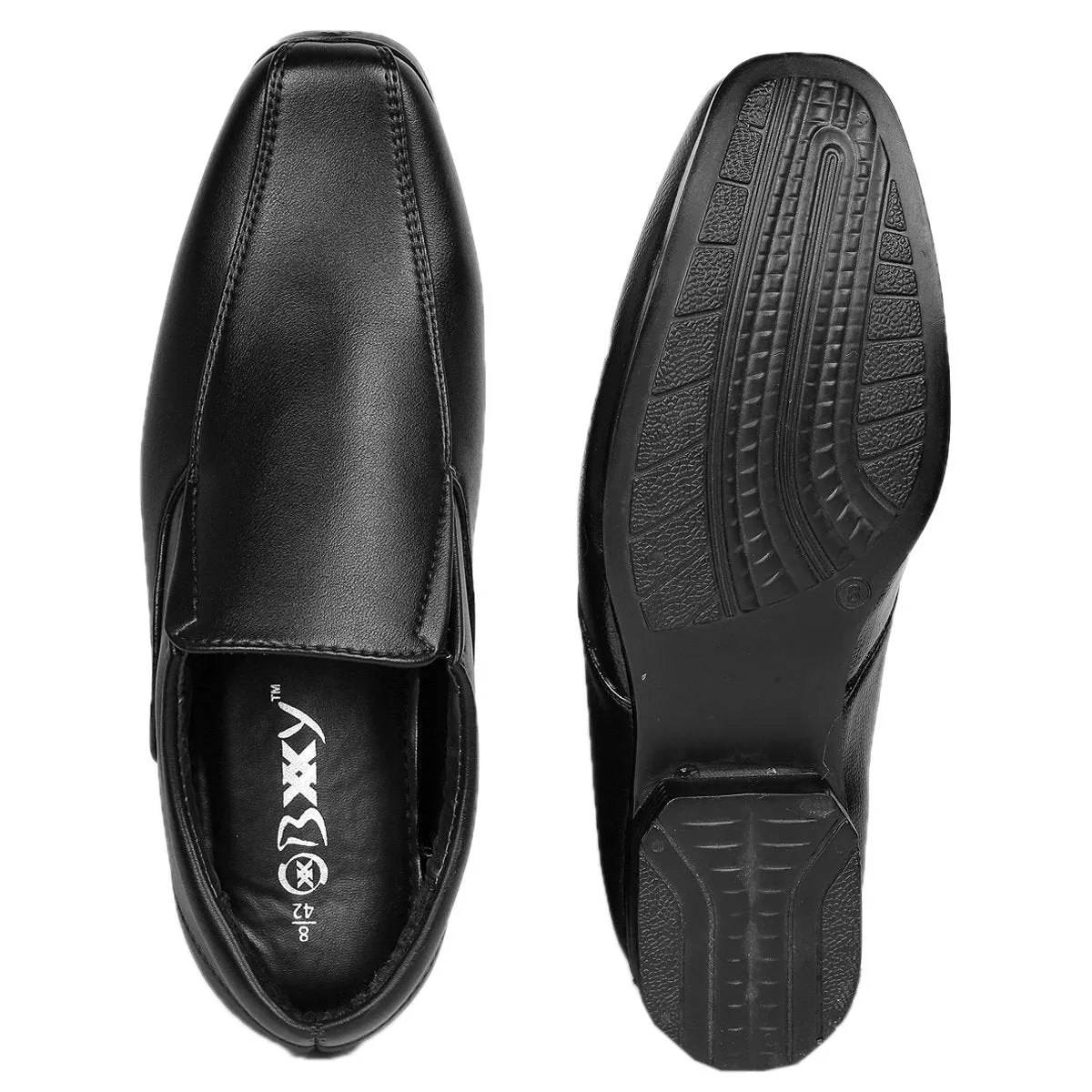 Men's 3 Inch Hidden Height Increasing Vegan Leather Trendiest Slip-ons