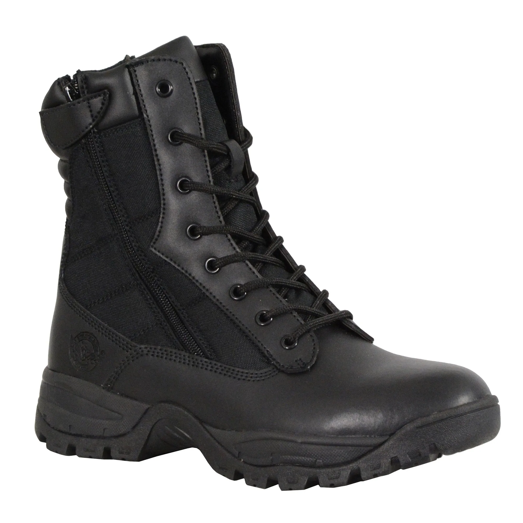 Men’s 9″Leather Tactical Boot w/ Side Zipper