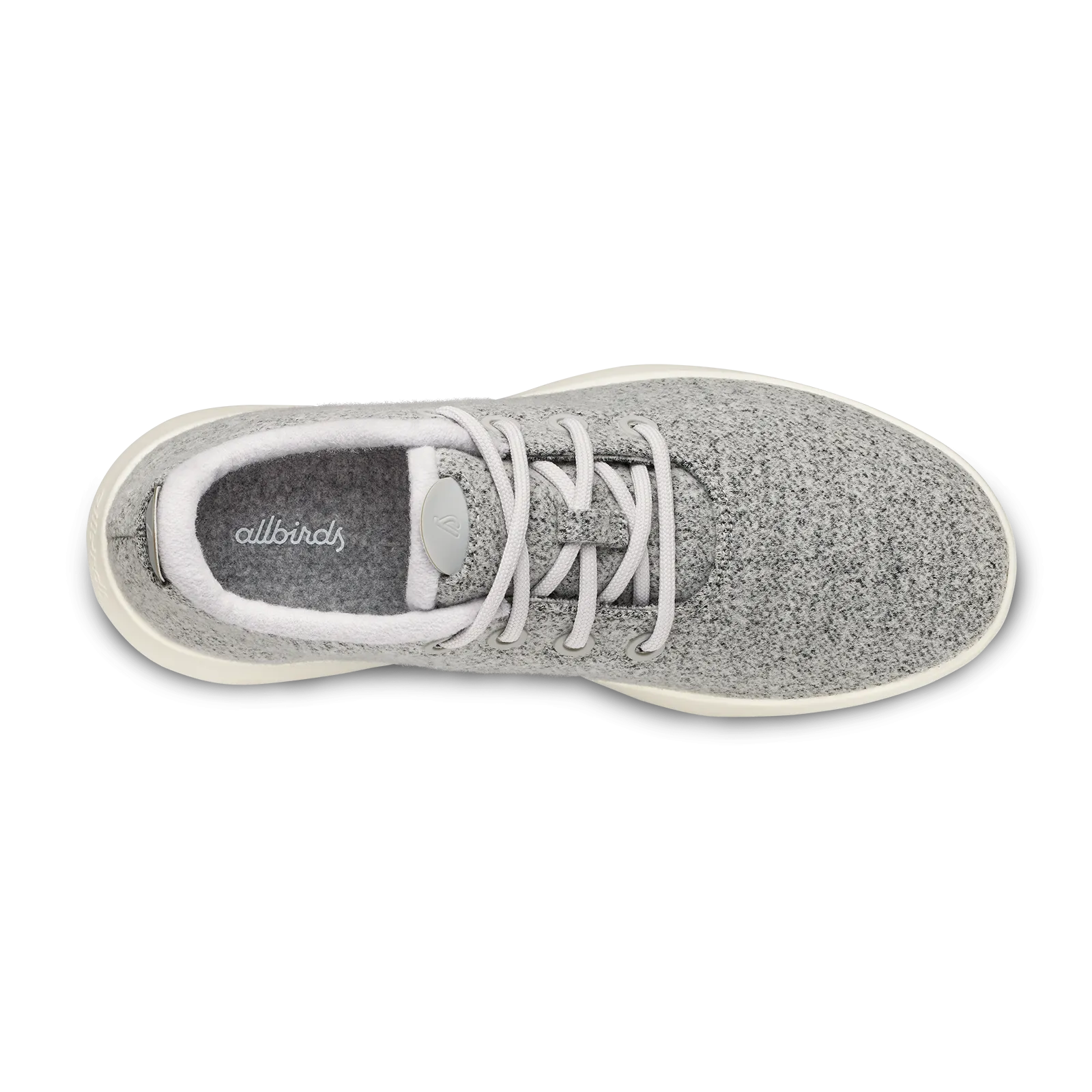 Men's Wool Runner Mizzles - Light Grey (Natural White Sole)