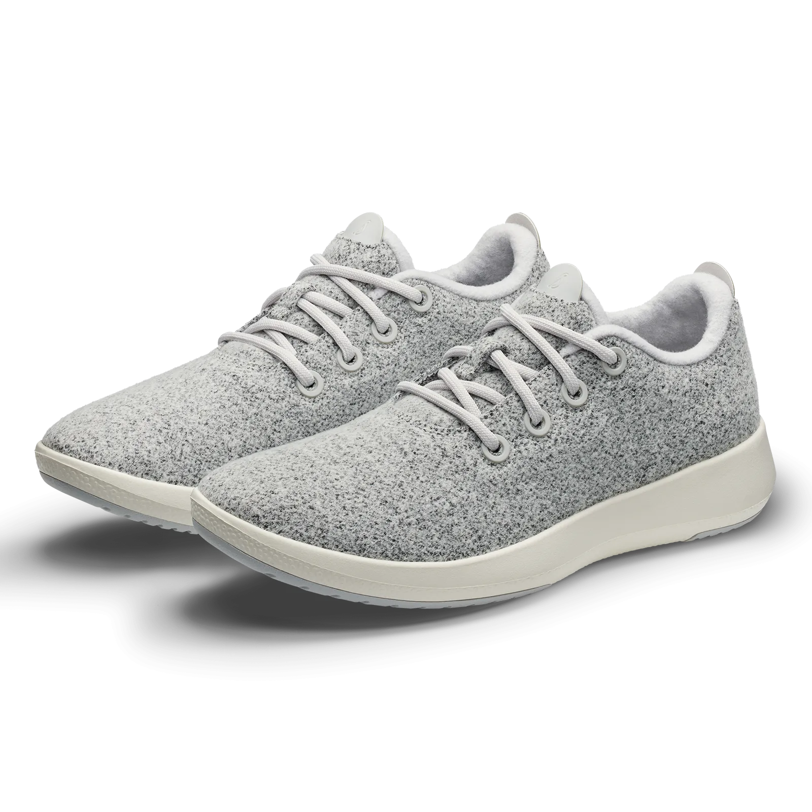 Men's Wool Runner Mizzles - Light Grey (Natural White Sole)